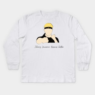 johnny lawrence deserves better 2 Kids Long Sleeve T-Shirt